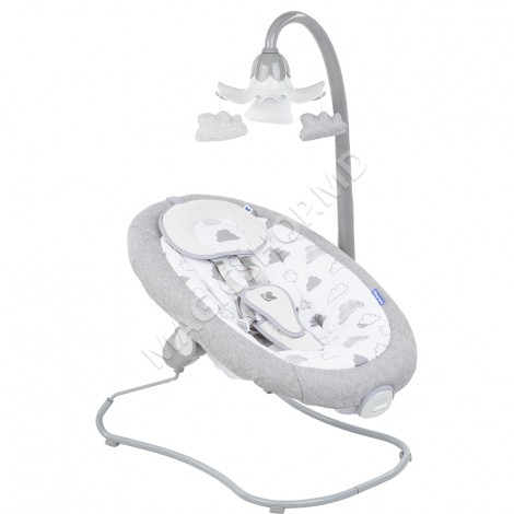 Balansoar electronic multifunctional cu muzica si vibratii Bouncer Сlouds